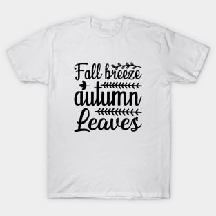 Fall Breeze Autumn Leaves T-Shirt